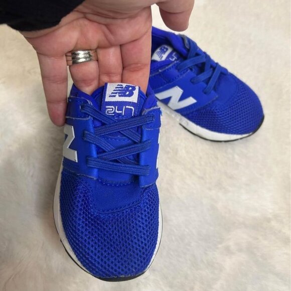 New Balance Kids Sneakers - Blue and White - Picture 6 of 9